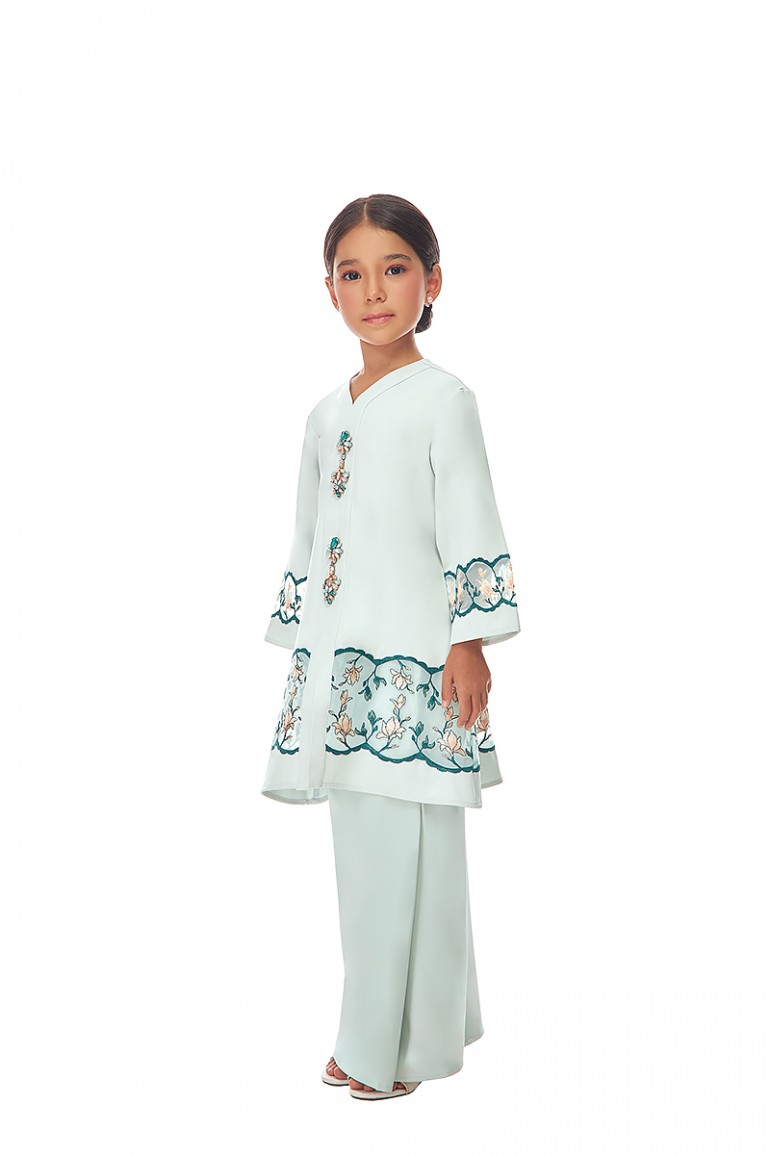 CELESTIA KURUNG KIDS IN LIGHT GREEN