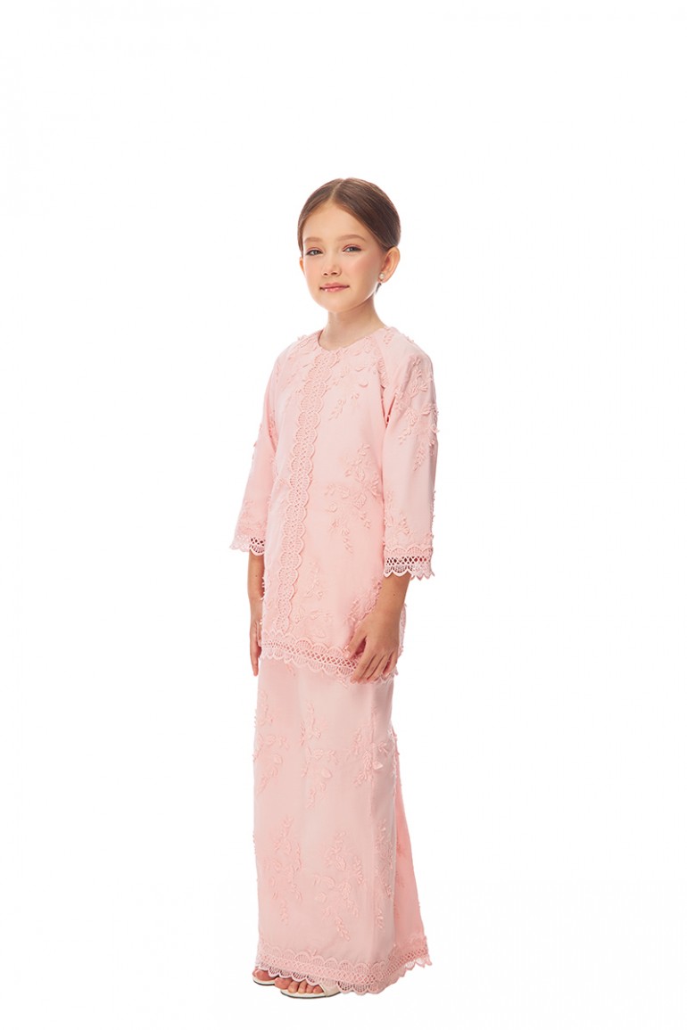 RALISYA KURUNG KIDS IN LIGHT PINK