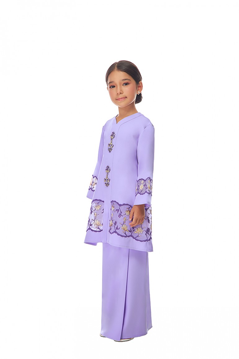 CELESTIA KURUNG KIDS IN LILAC