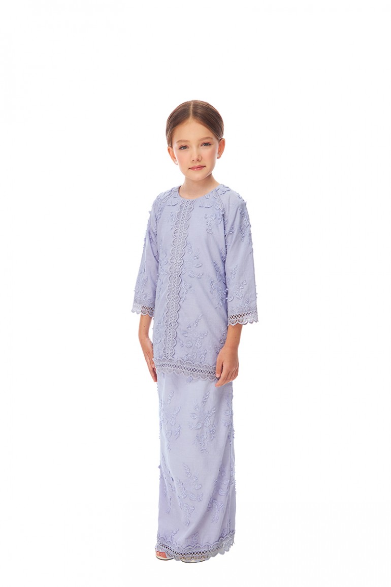 RALISYA KURUNG KIDS IN LIGHT PURPLE