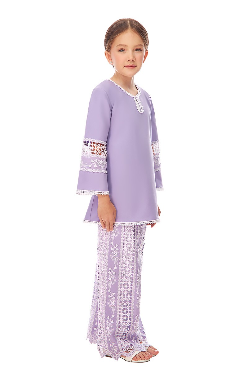 SHANTELL KURUNG KIDS IN PURPLE