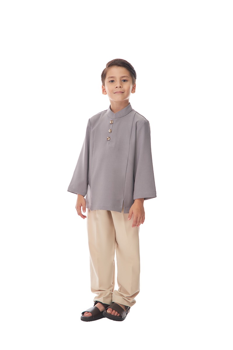 ARRYAN KURTA KIDS IN DARK GREY