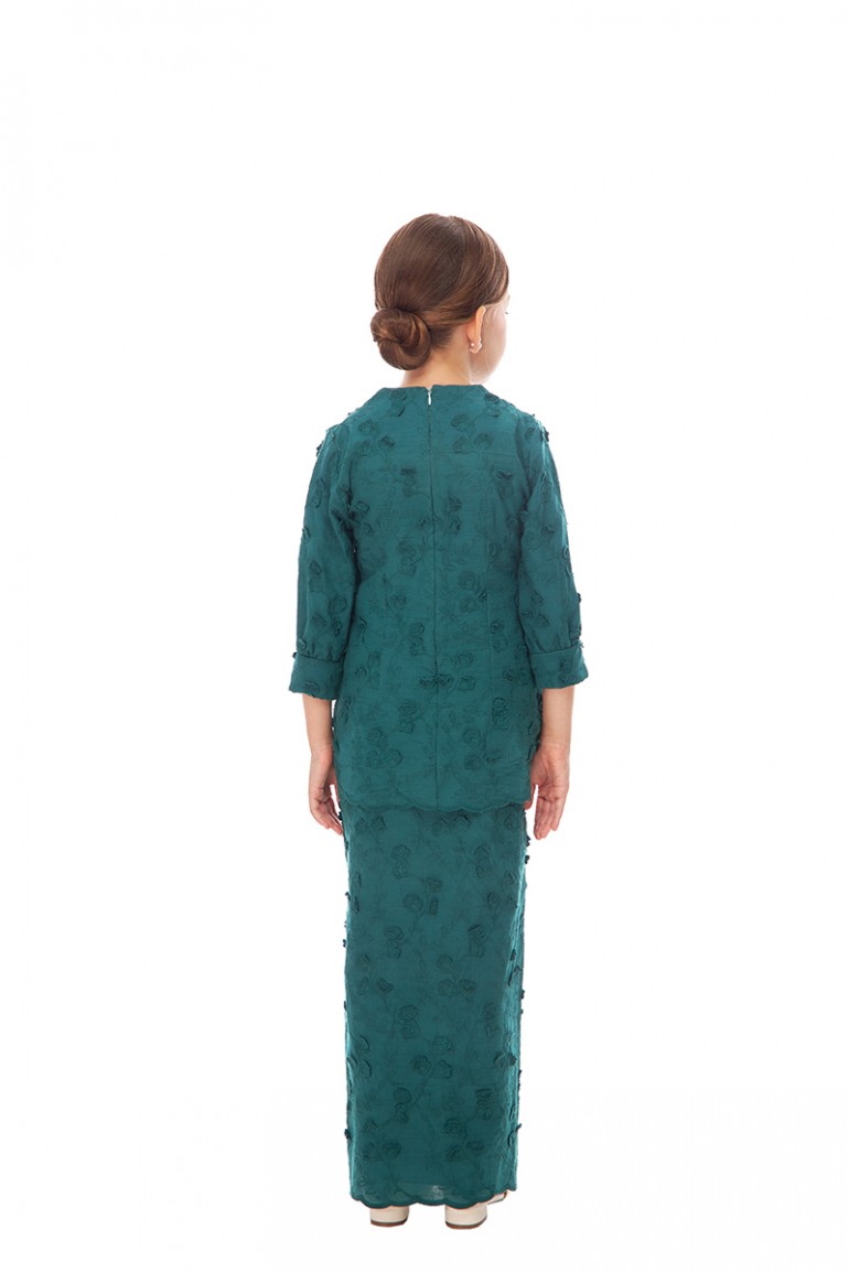 NIESHA KURUNG KIDS IN EMERALD GREEN