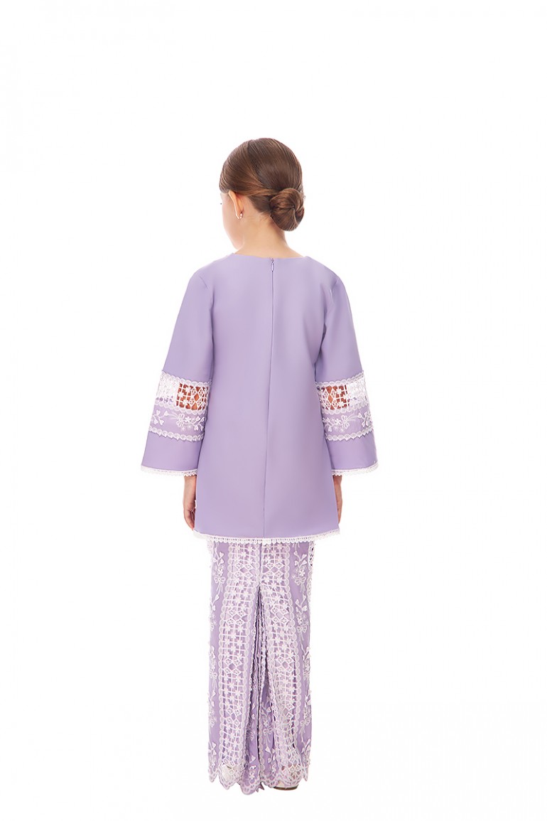 SHANTELL KURUNG KIDS IN PURPLE