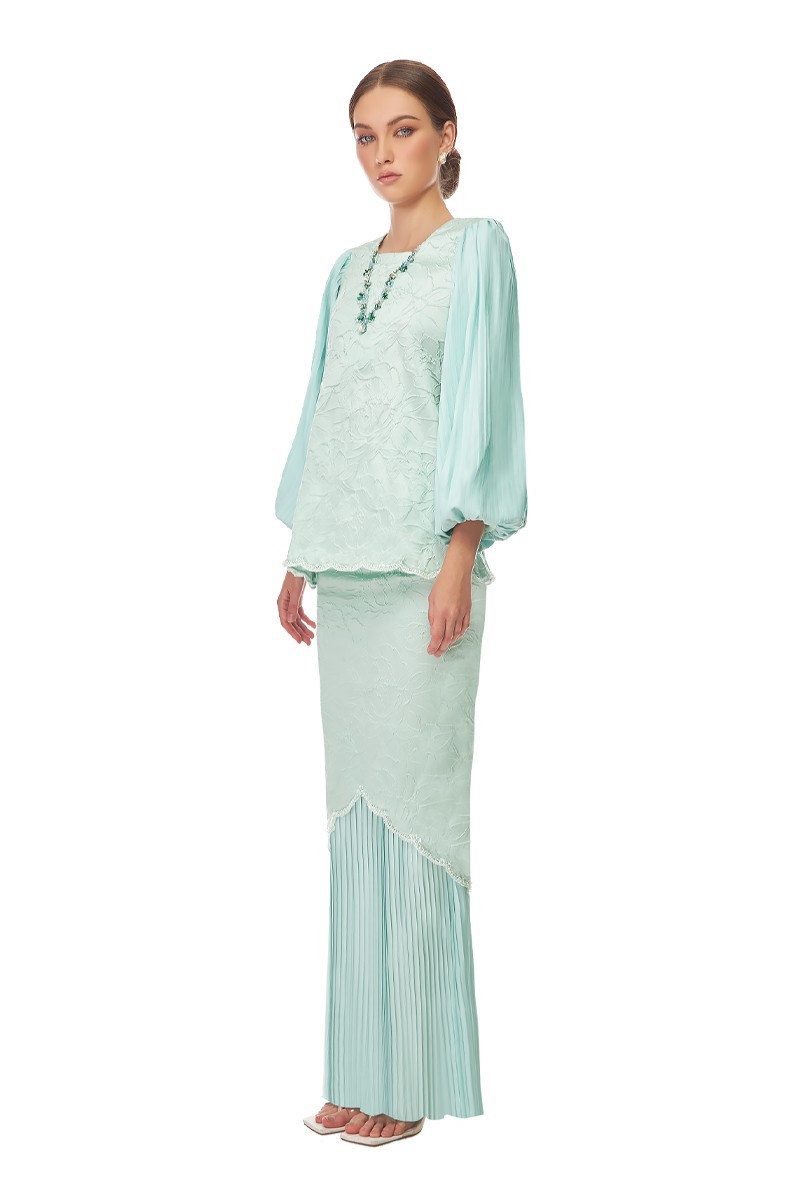 ARIAN KURUNG IN LIGHT CYAN