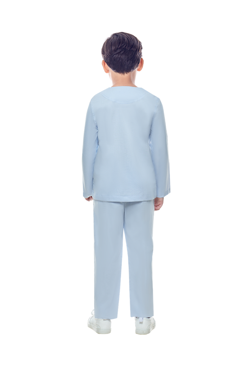 BAJU MELAYU KIDS (ISKANDAR) IN SKY BLUE