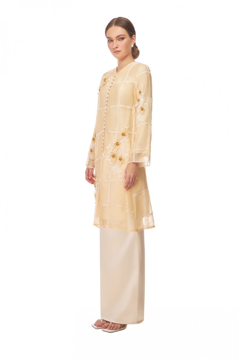 BRIANNA KURUNG IN PASTEL YELLOW