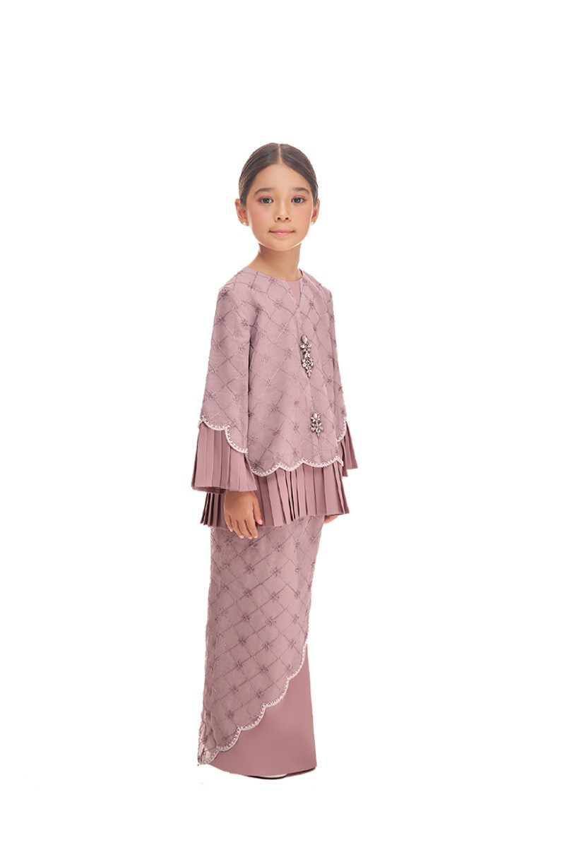 FELORA KURUNG KIDS IN PALE ROSE