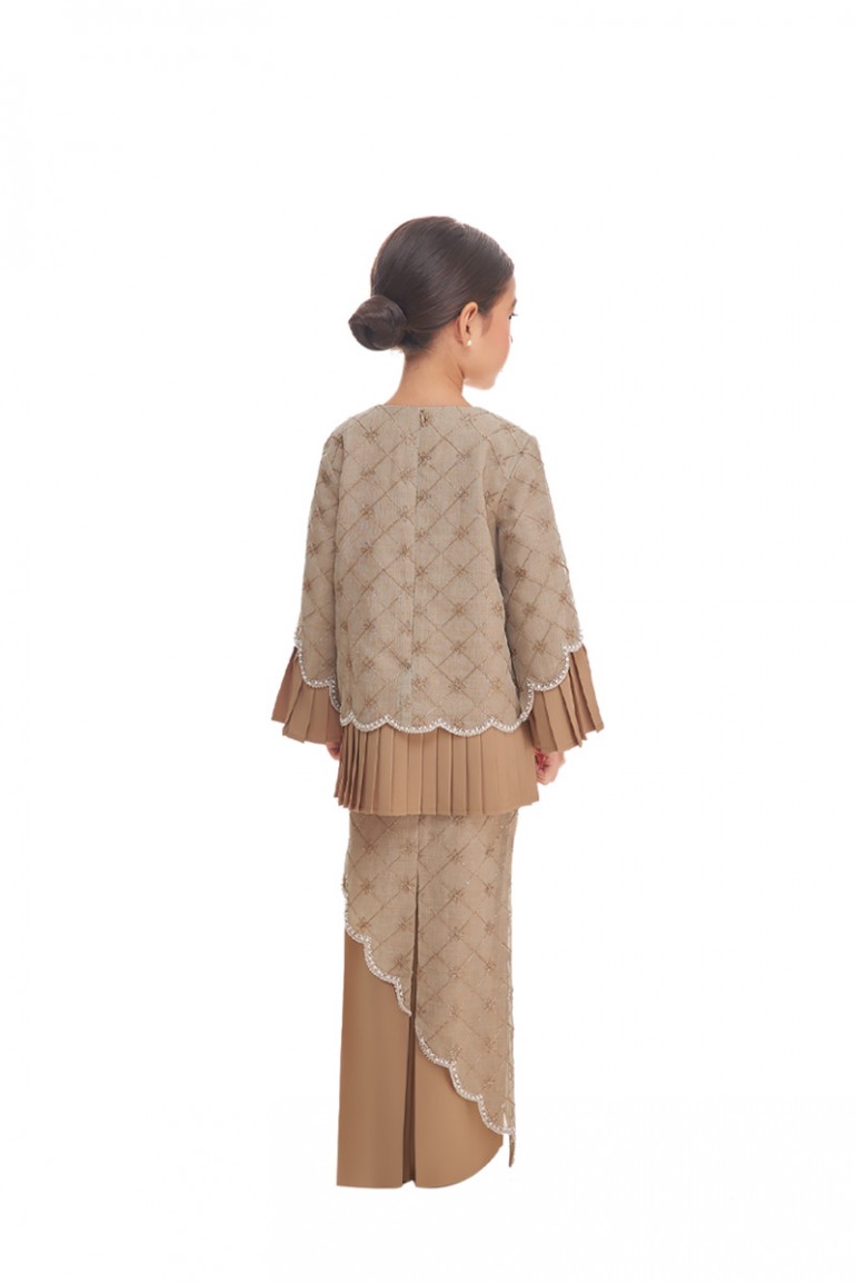 FELORA KURUNG KIDS IN HAZELNUT