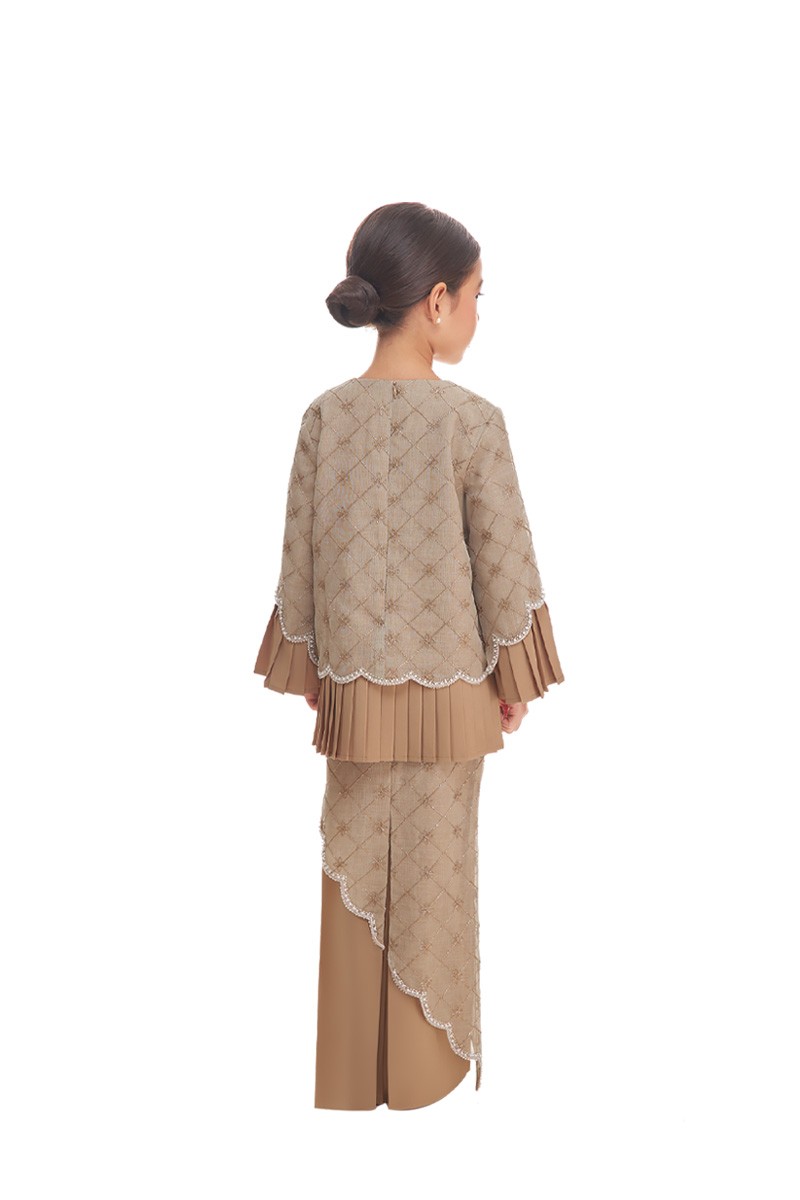 FELORA KURUNG KIDS IN HAZELNUT