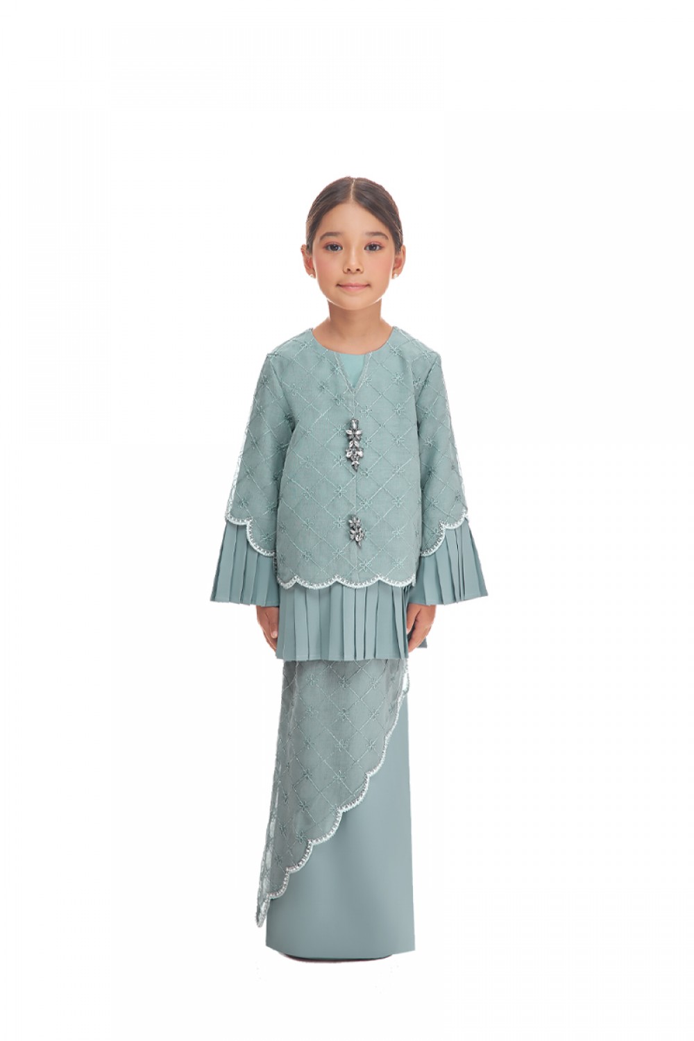 FELORA KURUNG KIDS IN WINDY BLUE