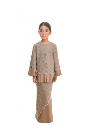 FELORA KURUNG KIDS IN HAZELNUT