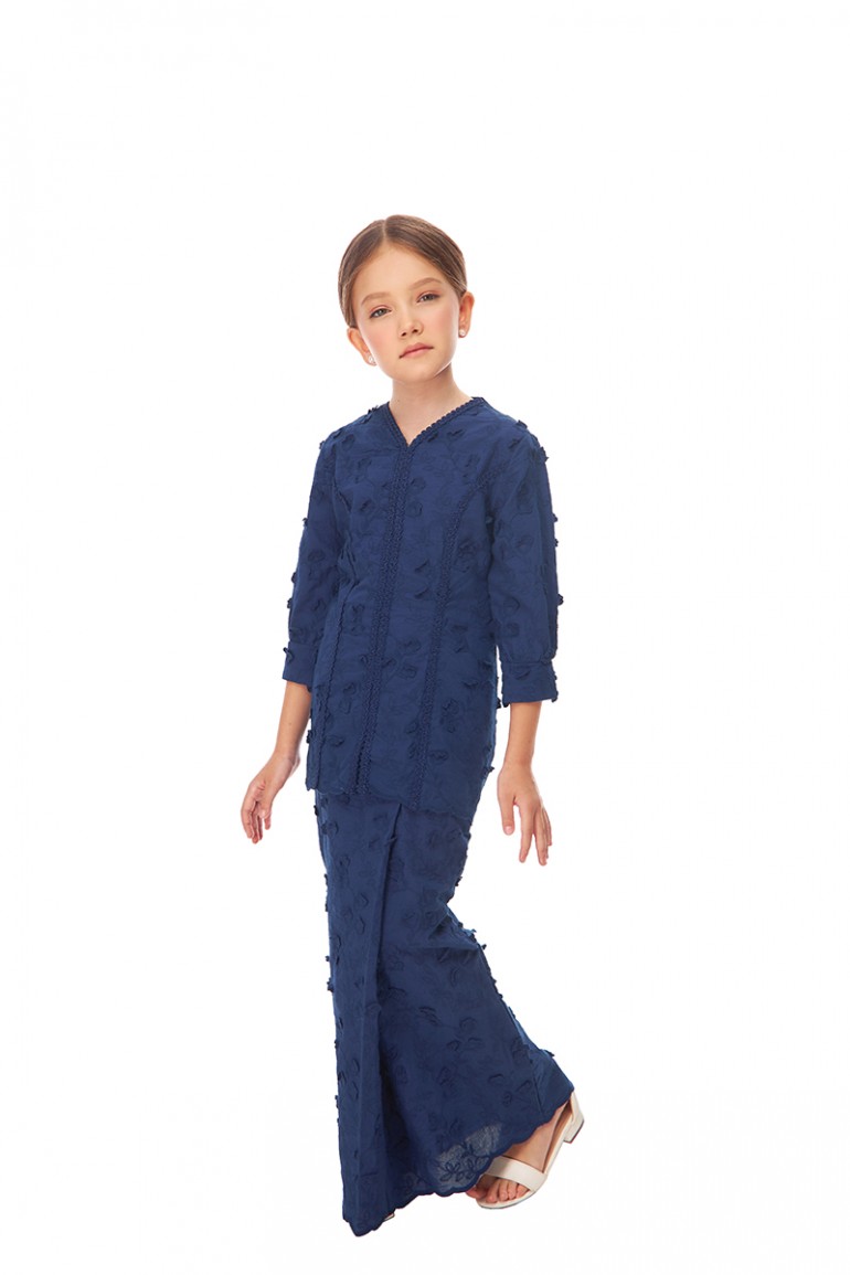 NIESHA KURUNG KIDS IN NAVY BLUE