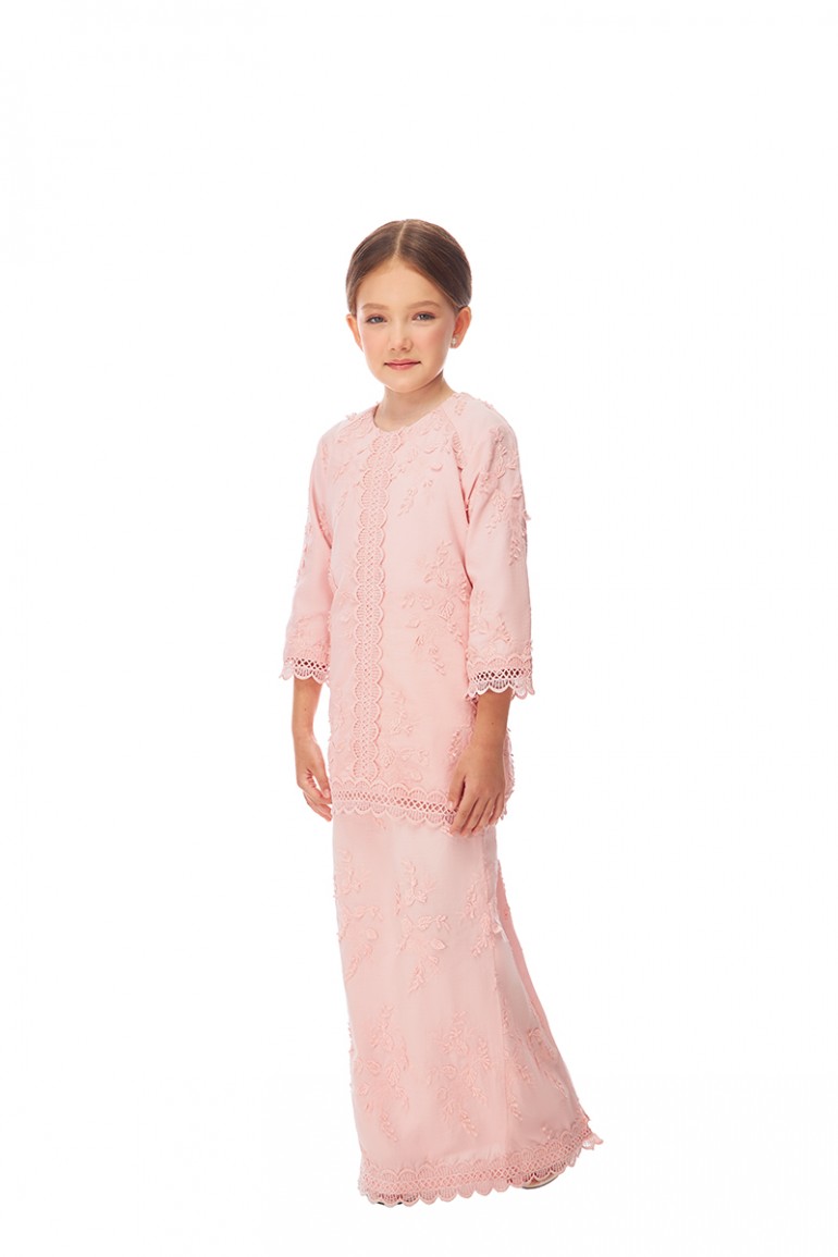 RALISYA KURUNG KIDS IN LIGHT PINK