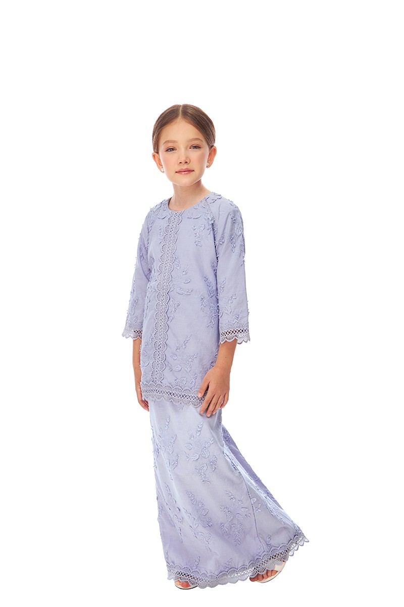 RALISYA KURUNG KIDS IN LIGHT PURPLE