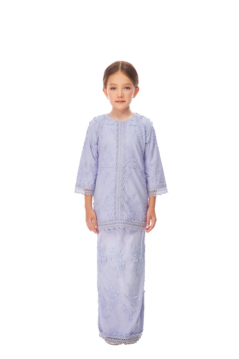 RALISYA KURUNG KIDS IN LIGHT PURPLE