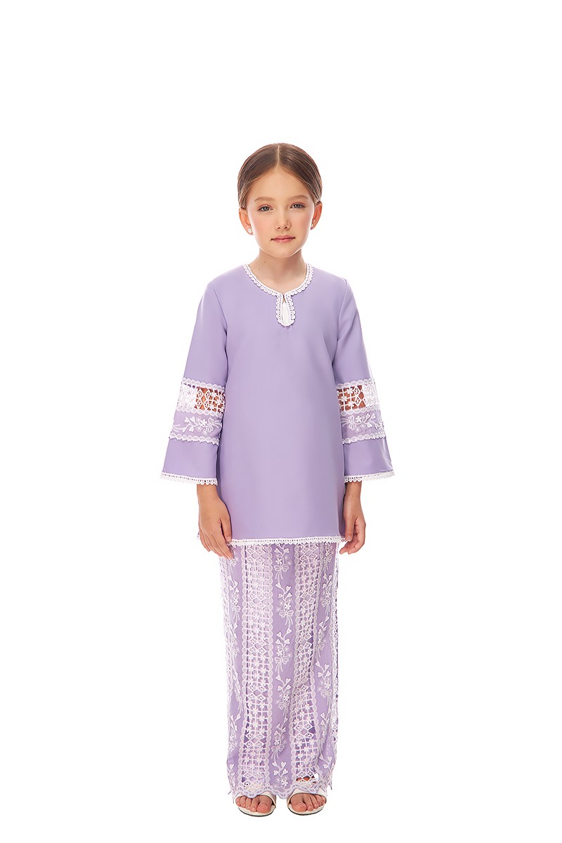 SHANTELL KURUNG KIDS IN PURPLE