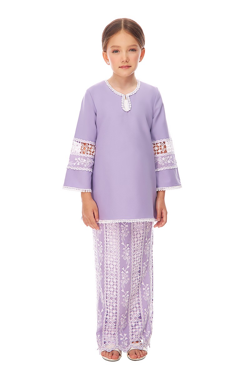 SHANTELL KURUNG KIDS IN PURPLE