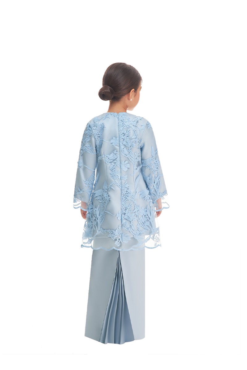 GEORGIA KURUNG KIDS IN DUSTY BLUE