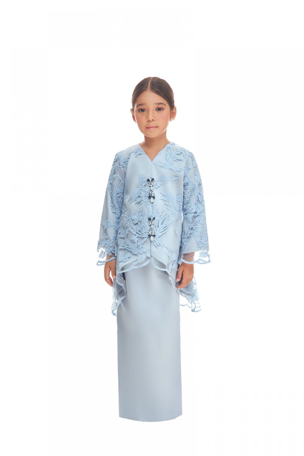 GEORGIA KURUNG KIDS IN DUSTY BLUE