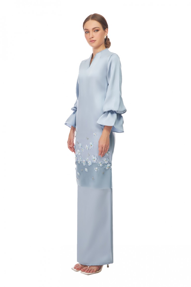 NOELLE KURUNG IN DUSTY BLUE