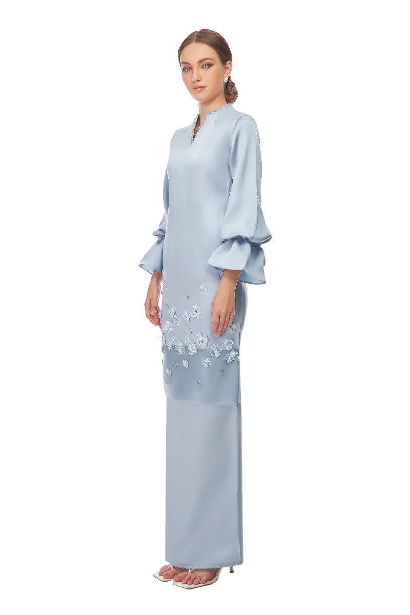 NOELLE KURUNG IN DUSTY BLUE