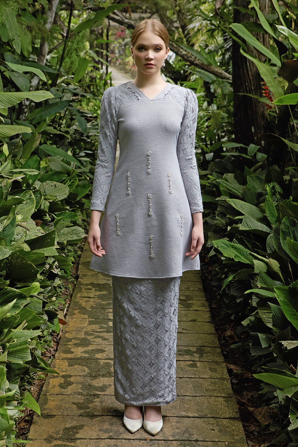 HANYA KURUNG IN GREY