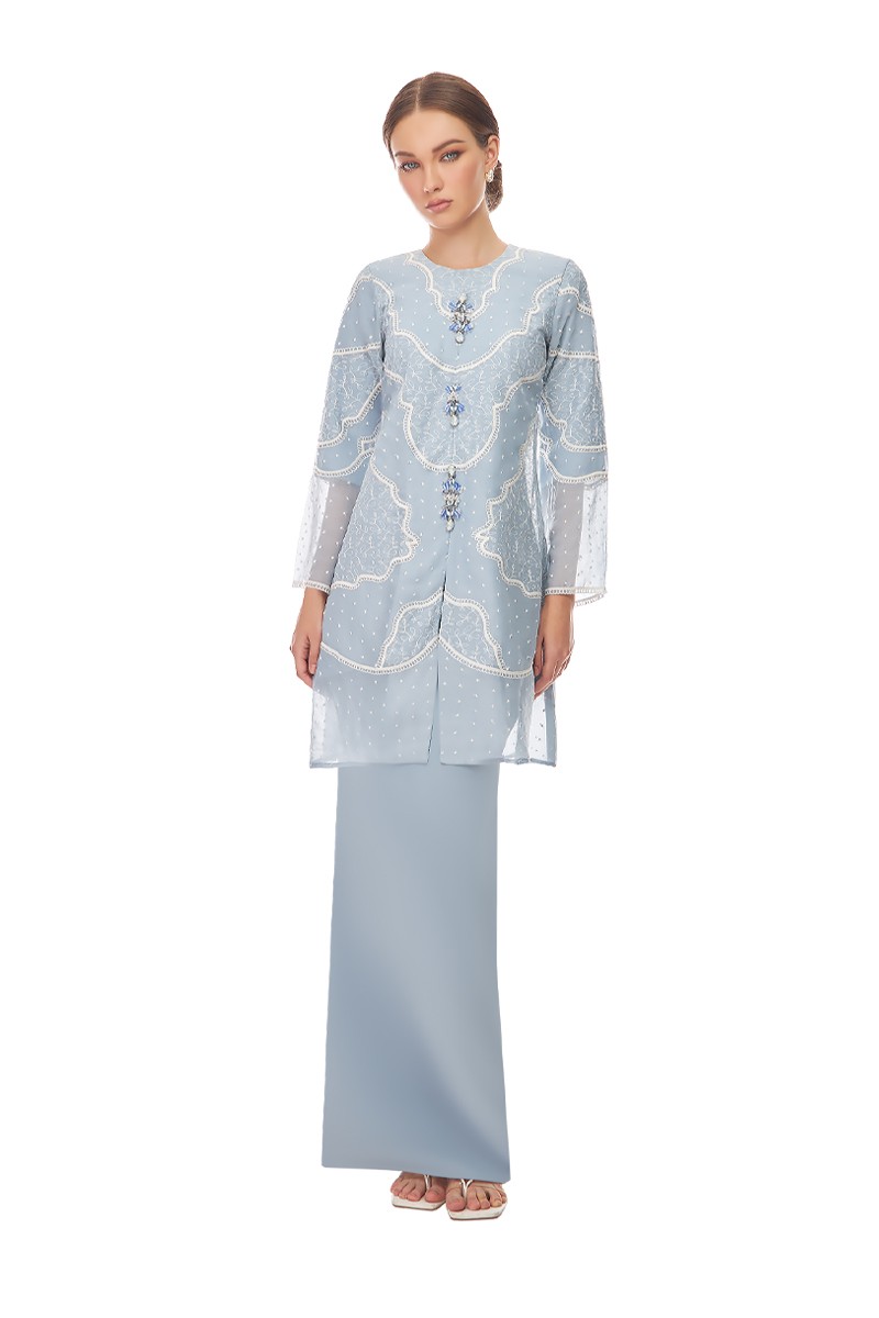 ILLIANNA KURUNG IN DUSTY BLUE