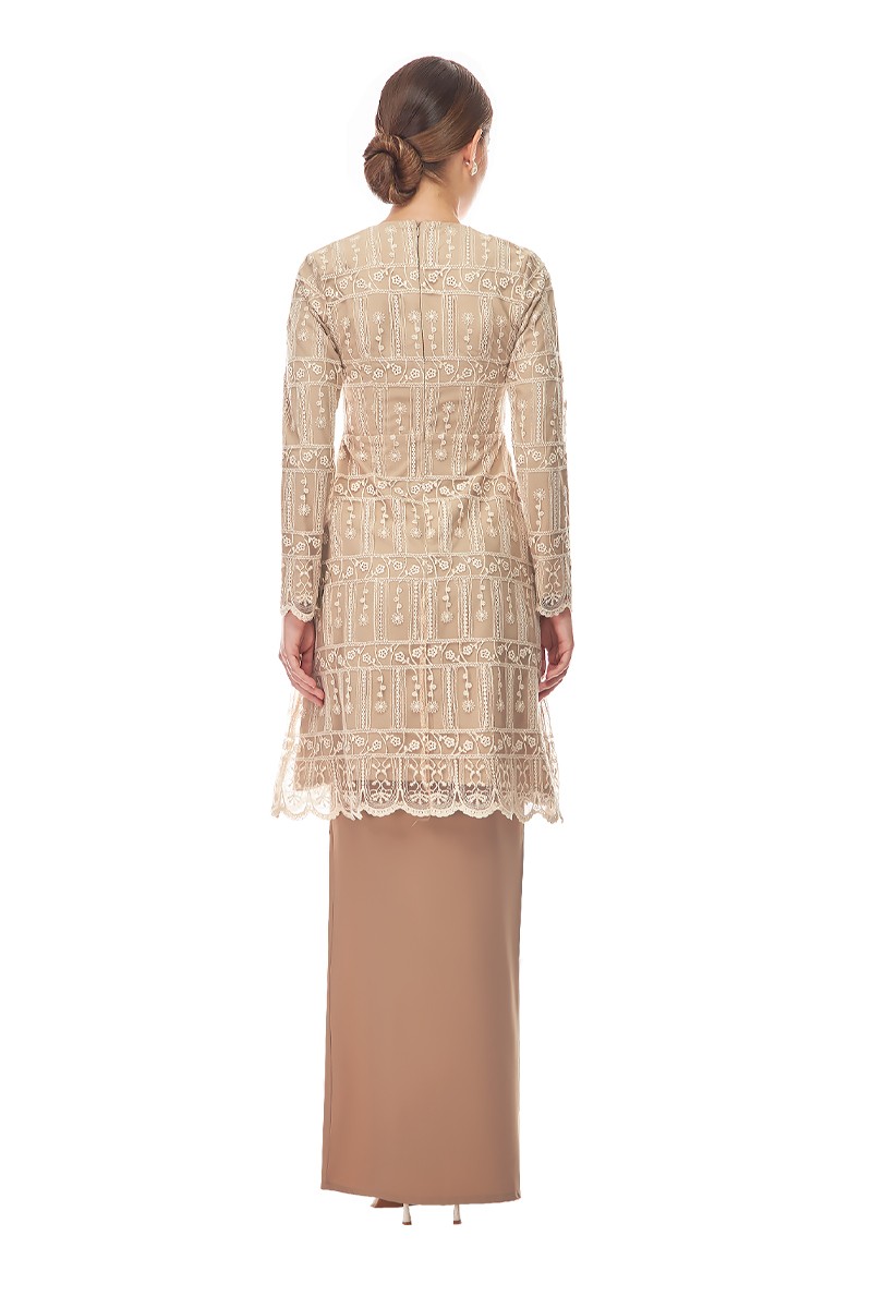 KENNEDY KURUNG IN NUDE BROWN