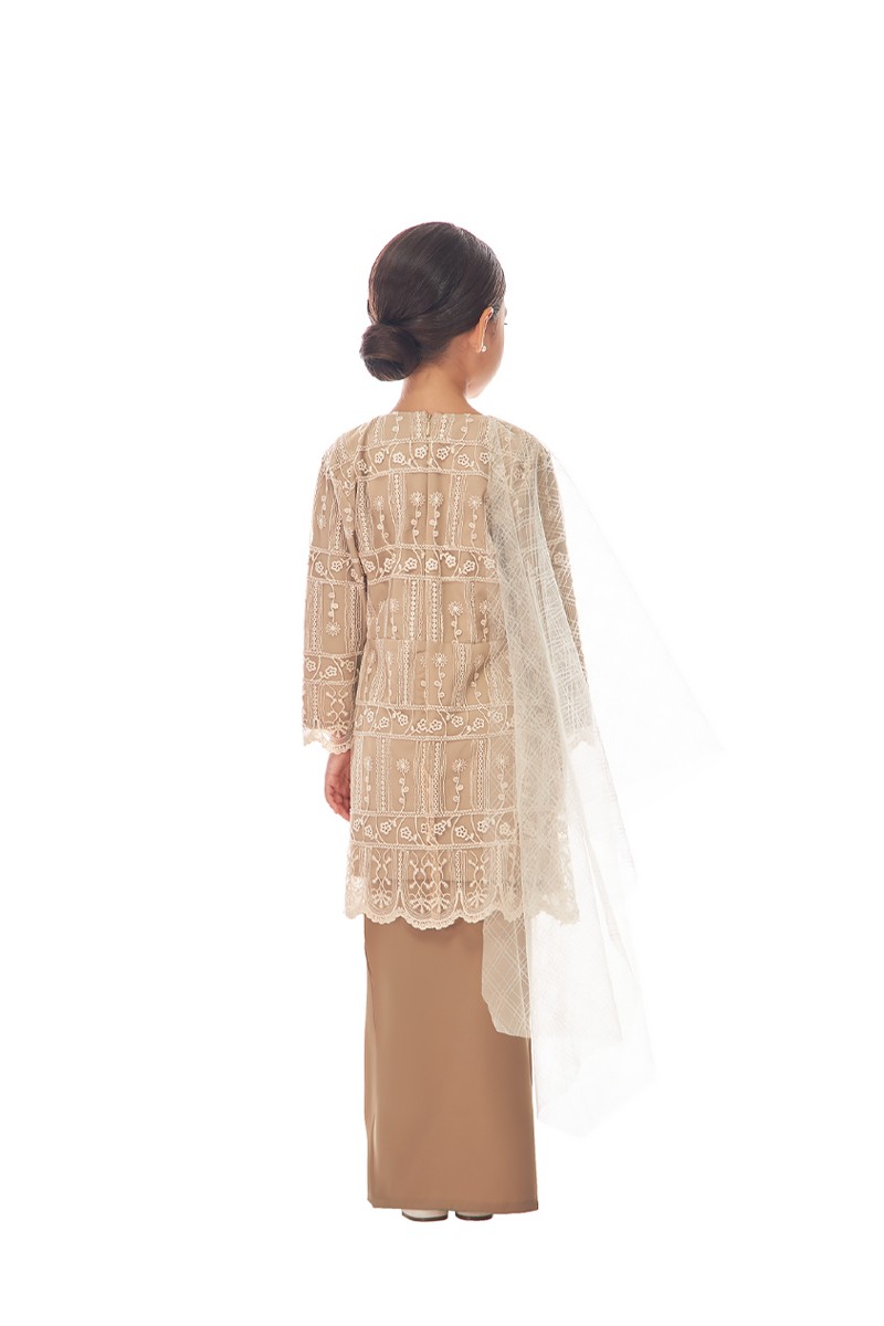 KENNEDY KURUNG KIDS IN NUDE BROWN