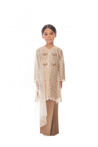 KENNEDY KURUNG KIDS IN NUDE BROWN