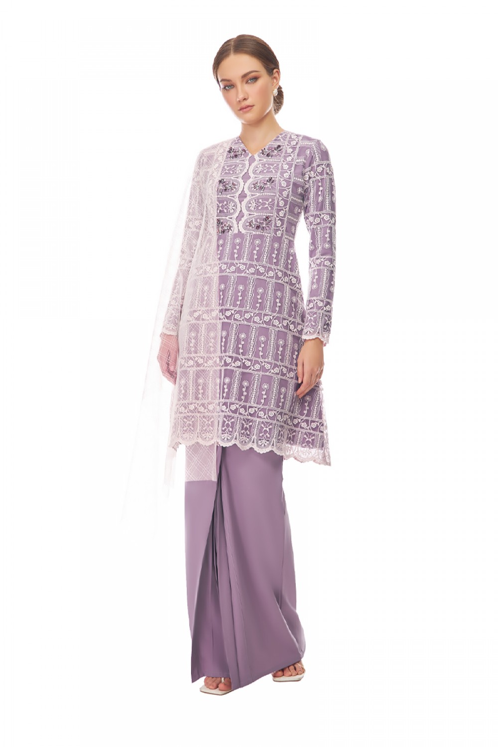 KENNEDY KURUNG IN PLUM