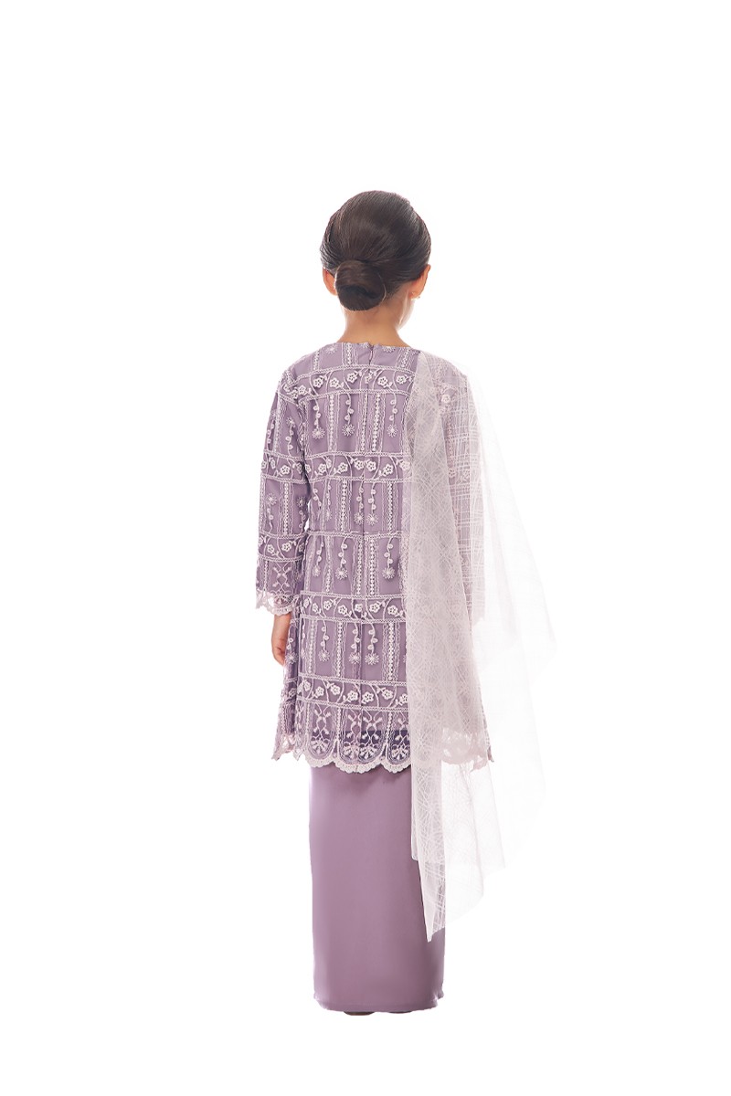 KENNEDY KURUNG KIDS IN PLUM