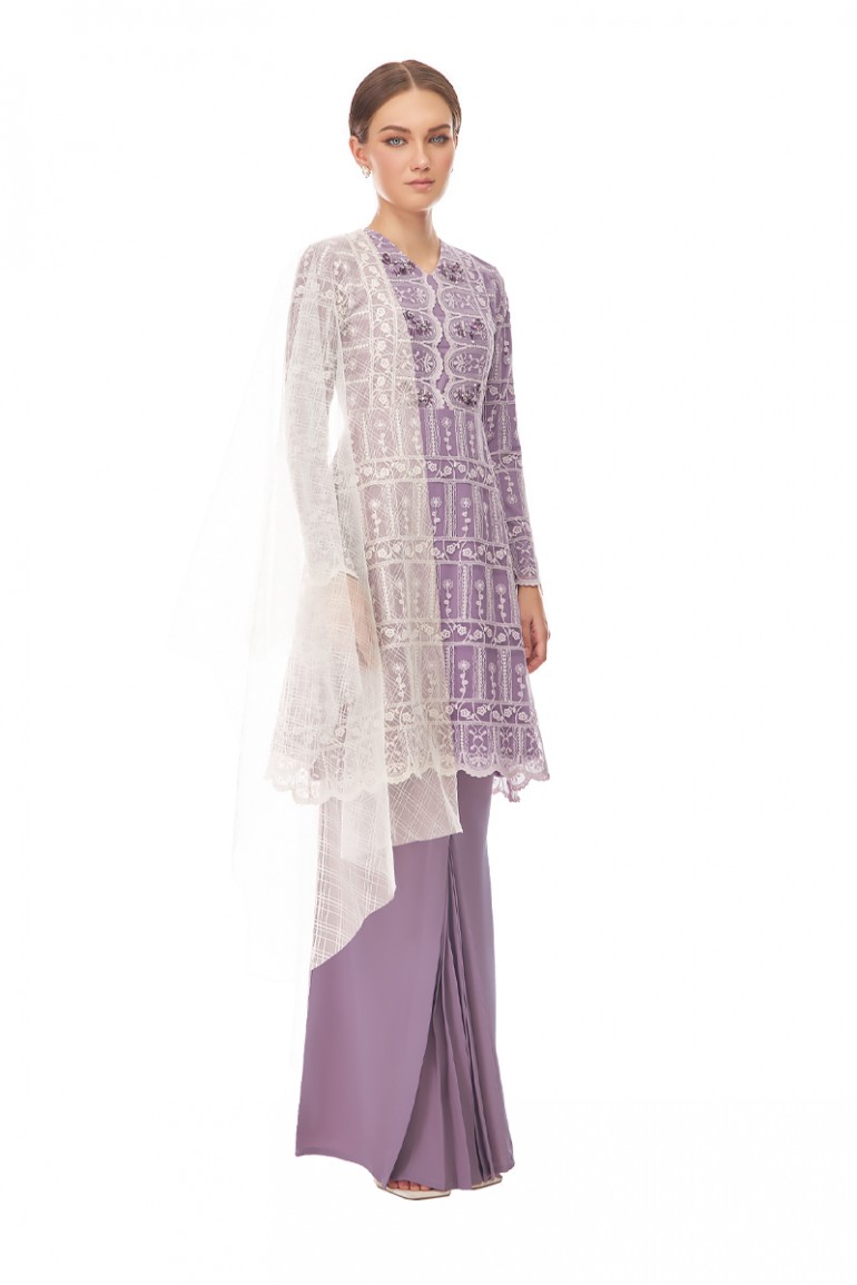 KENNEDY KURUNG IN PLUM