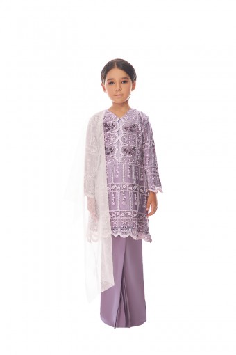 KENNEDY KURUNG KIDS IN PLUM