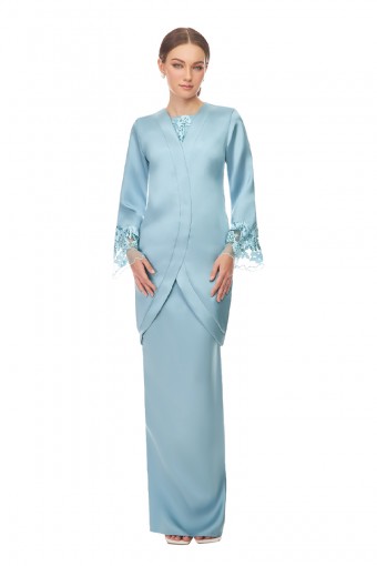 LOLA KURUNG IN DUSTY BLUE - A