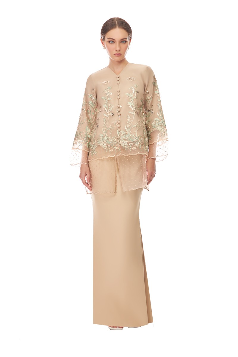 LUNA KURUNG IN CHAMPAGNE BEIGE