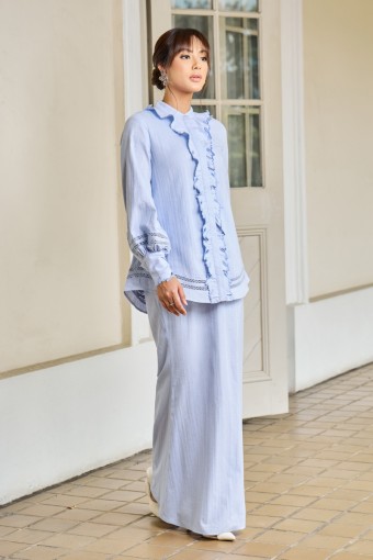 MARCIA KURUNG IN CORNFLOWER BLUE