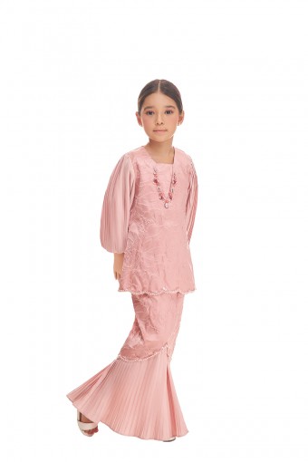 ARIAN KURUNG KIDS IN BALLERINA PINK