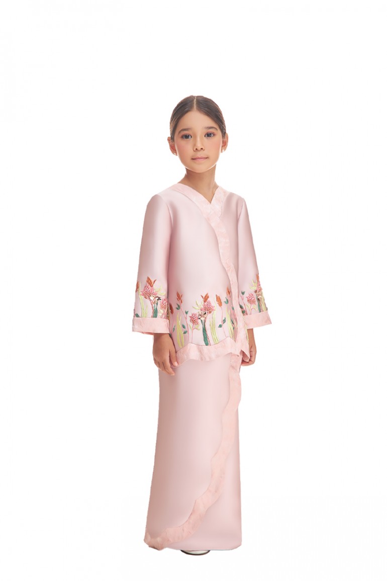 NAILA KURUNG KIDS IN DUSTY PINK