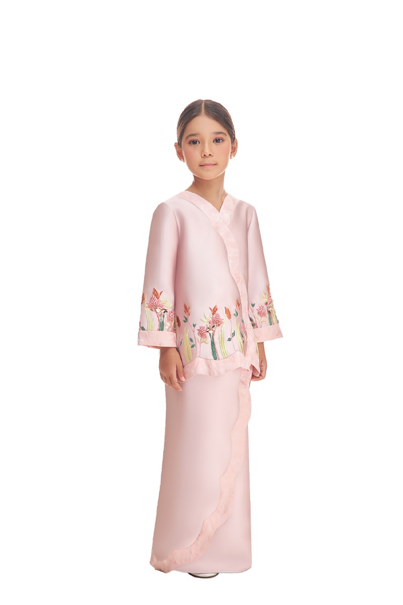 NAILA KURUNG KIDS IN DUSTY PINK