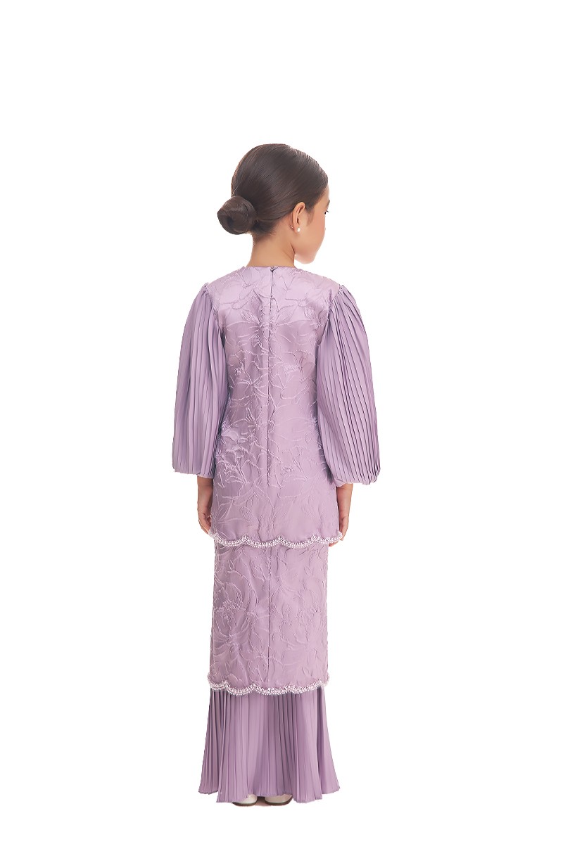 ARIAN KURUNG KIDS IN ORCHID PURPLE