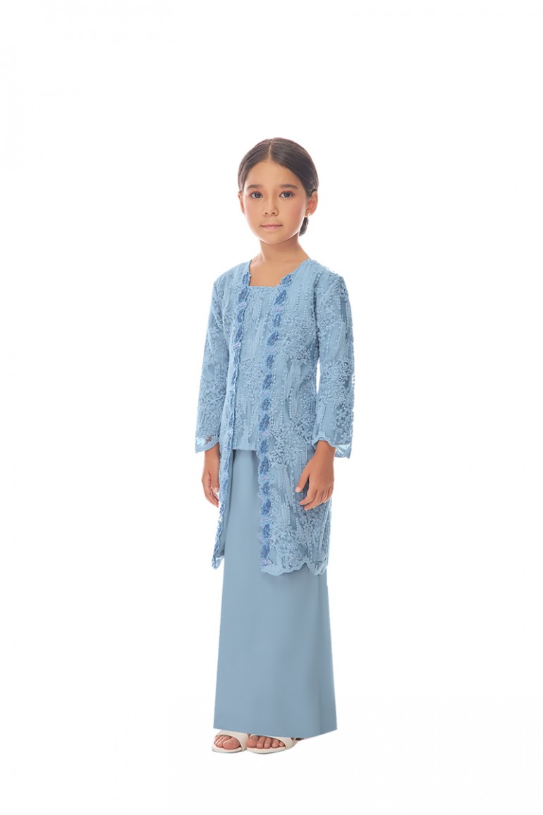 QUINCE KURUNG KIDS IN ICE BLUE