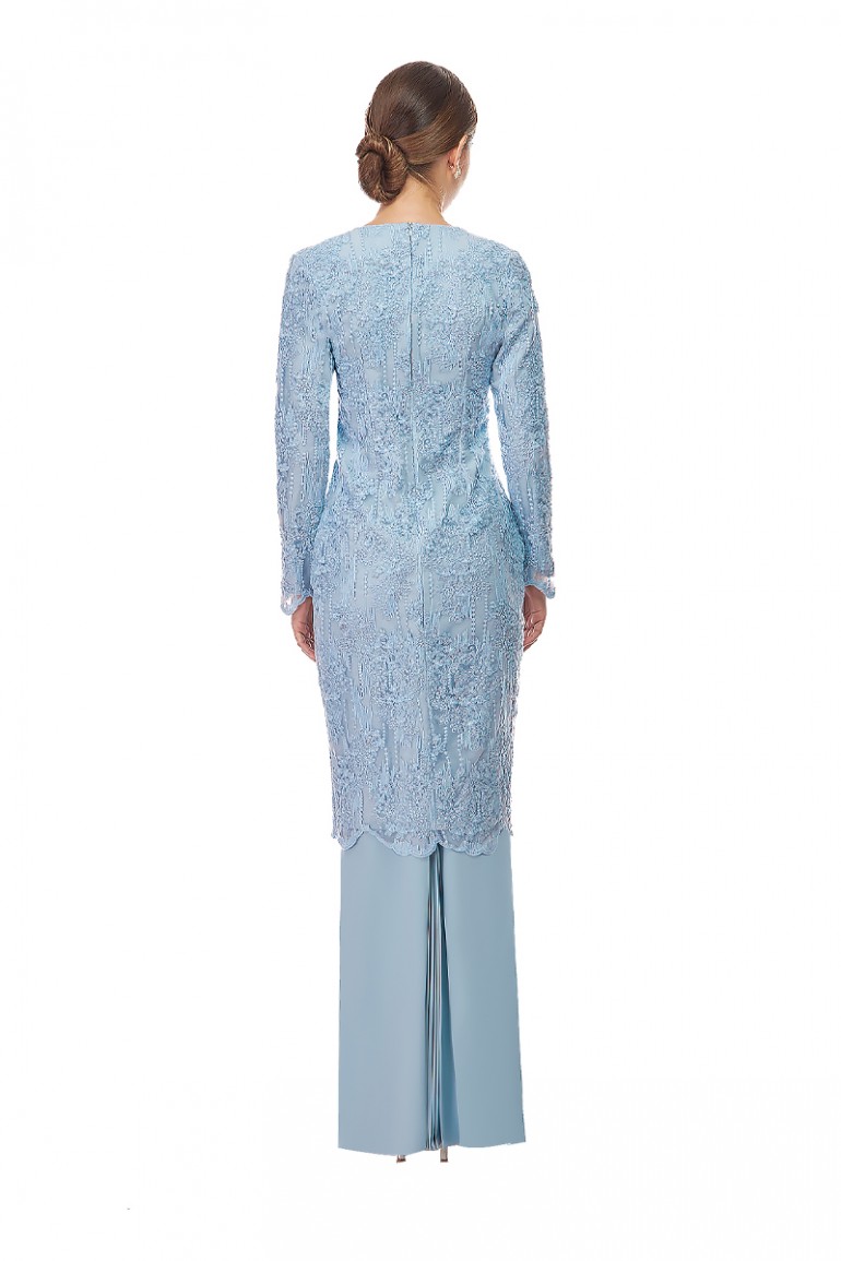 QUINCE KURUNG IN ICE BLUE