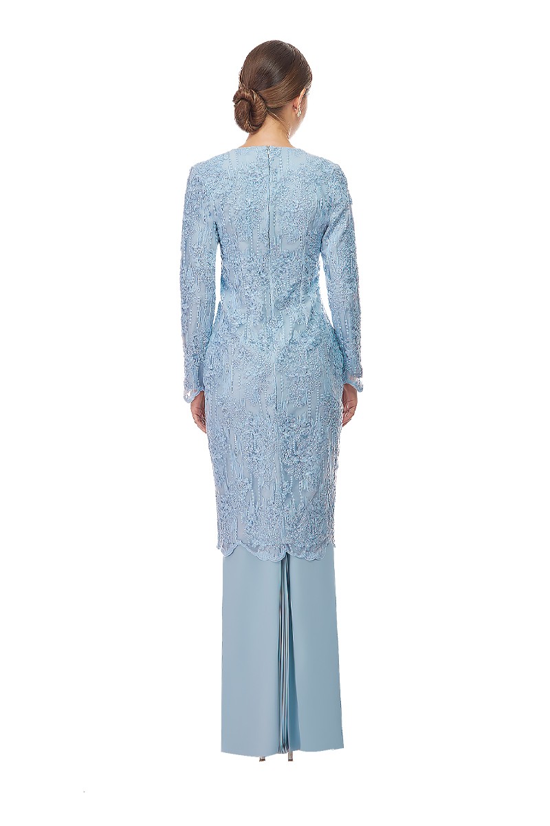 QUINCE KURUNG IN ICE BLUE