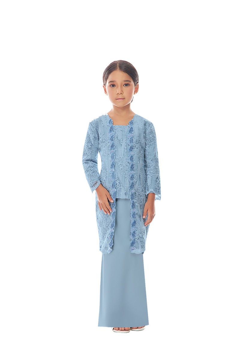 QUINCE KURUNG KIDS IN ICE BLUE