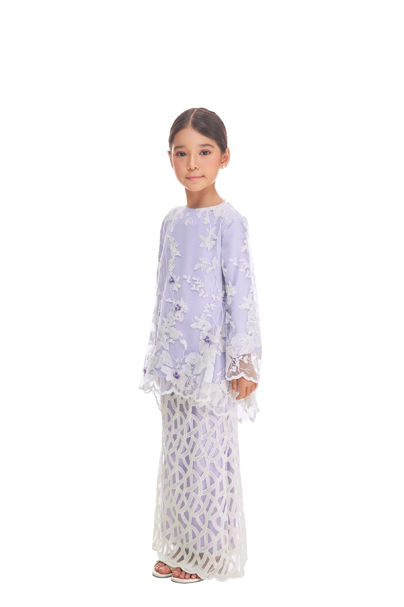 ROSALIND KURUNG KIDS IN PALE LAVENDER