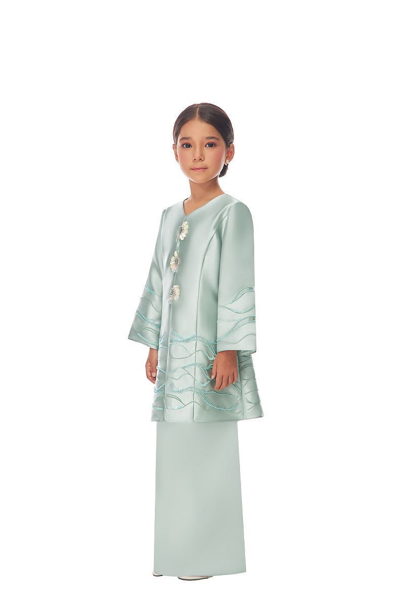 TATIANA KURUNG KIDS IN DUSTY GREEN