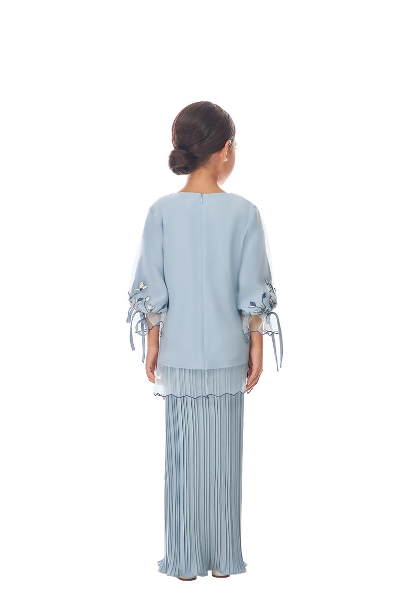 KEIRA KURUNG KIDS IN DUSTY BLUE