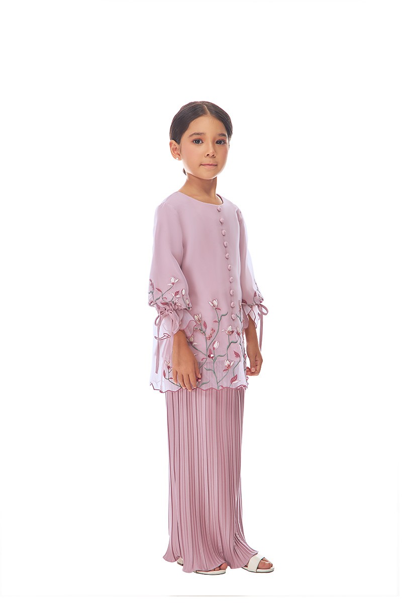 KEIRA KURUNG KIDS IN DUSTY PINK